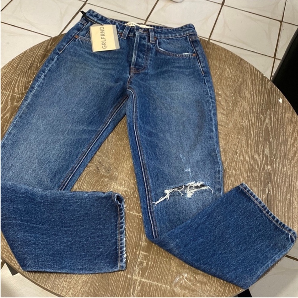 GrIfrnd Karolina High Rise Straight Crop in Midtown Size 23 NWT